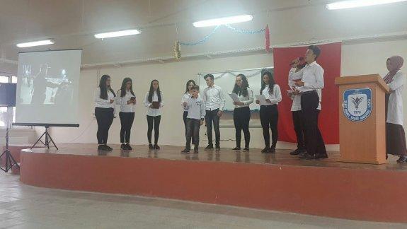 Şehit Ahmet Yaşar Anadolu Lisesi Öğrencilerinden Şiir Dinletisi