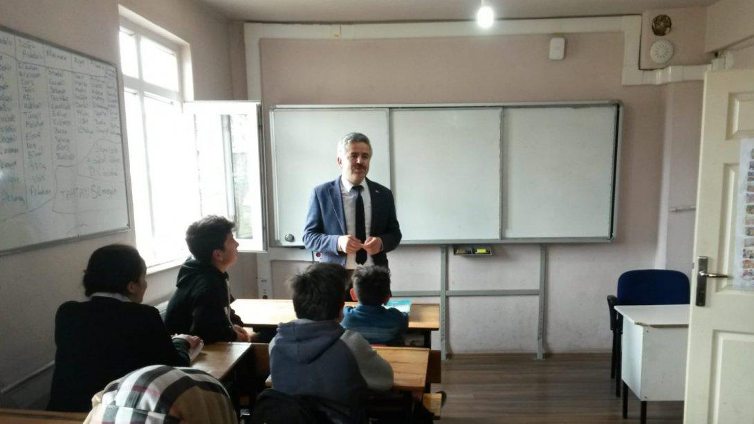 İlçe Milli Eğitim Müdürümüz Mehmet Bilü Işıktepe Şehit Hüseyin Özdamar MTAL´ni Ziyarette Bulundu