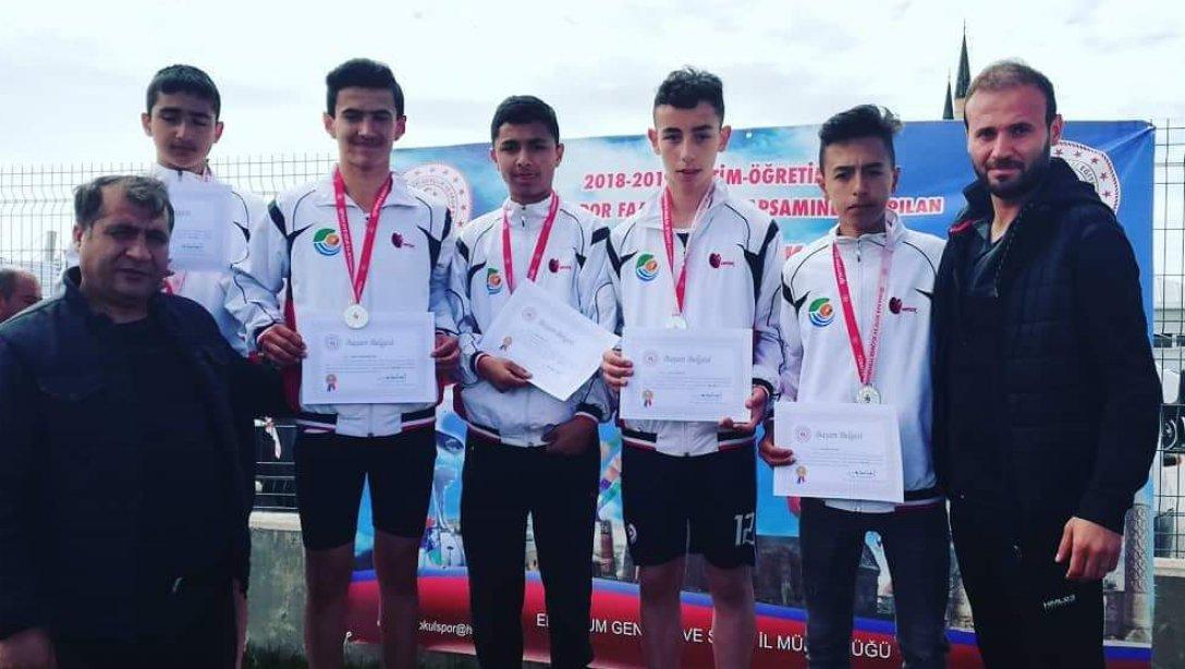 2018/2019 Okul Sporları Puanlı Atletizm Erzurum Bölge Şampiyonasında 13 Takım Arasında 4. Olan Sporcularımızı ve Öğretmenimizi Tebrik Ederiz 