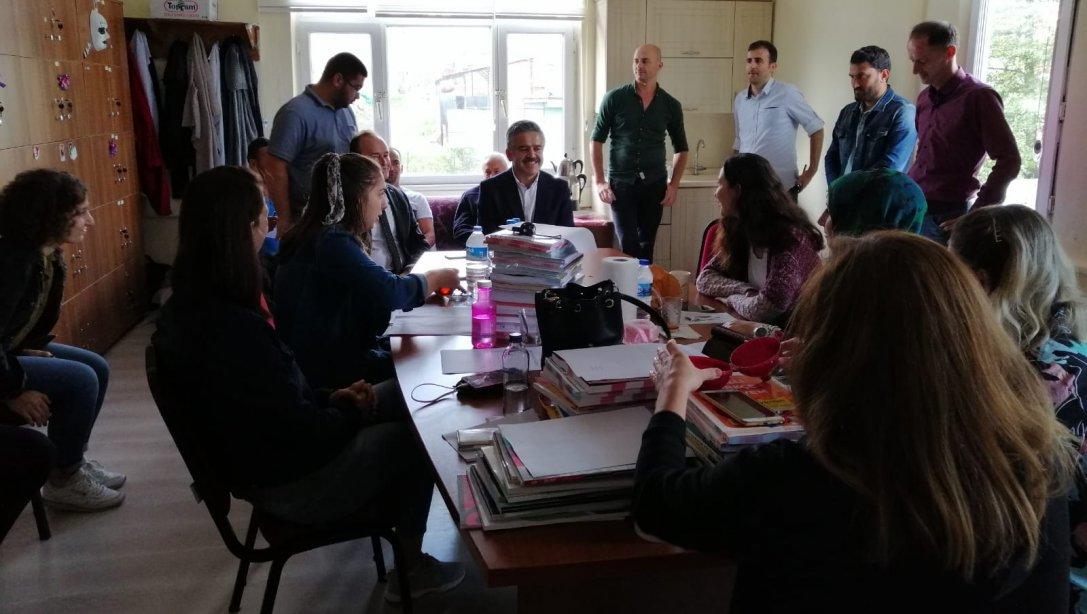İlçe Milli Eğitim Müdürü Mehmet Bilü'nün Yeni Dönem İçin  Okulları Ziyareti