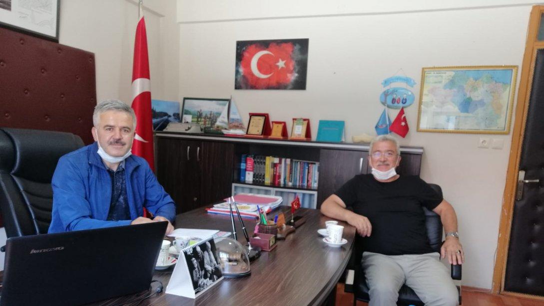 İstanbul Ordulular Dernek Başkanı Sayın Murat Şahin, İlçe Milli Eğitim Müdürümüz Mehmet Bilü'yü Ziyaret Etti