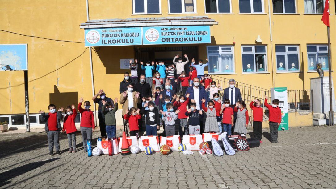 Gençlik Spor İl Müdürümüz Sayın Mustafa Genç, Muratçık Mah. Okulumuzu Ziyareti