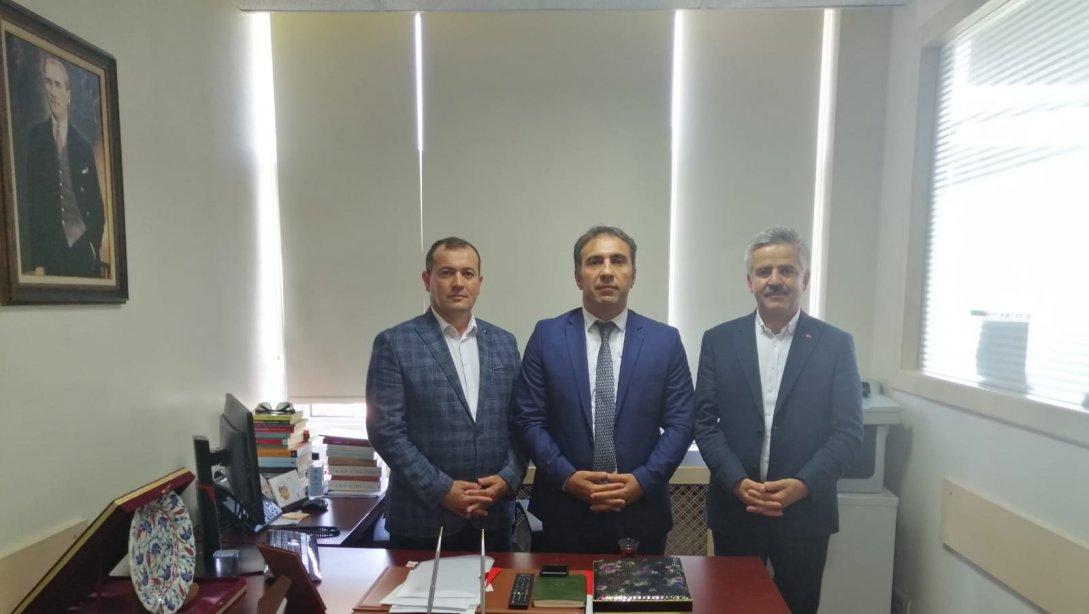 İlçe Milli Eğitim Müdürümüz Mehmet Bilü'nün Milli Eğitim Bakanlığını Ziyareti 